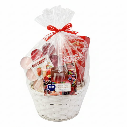 Donáška kvetov - Darčekový kôš – Summer Treats - slovenske-kvety.sk