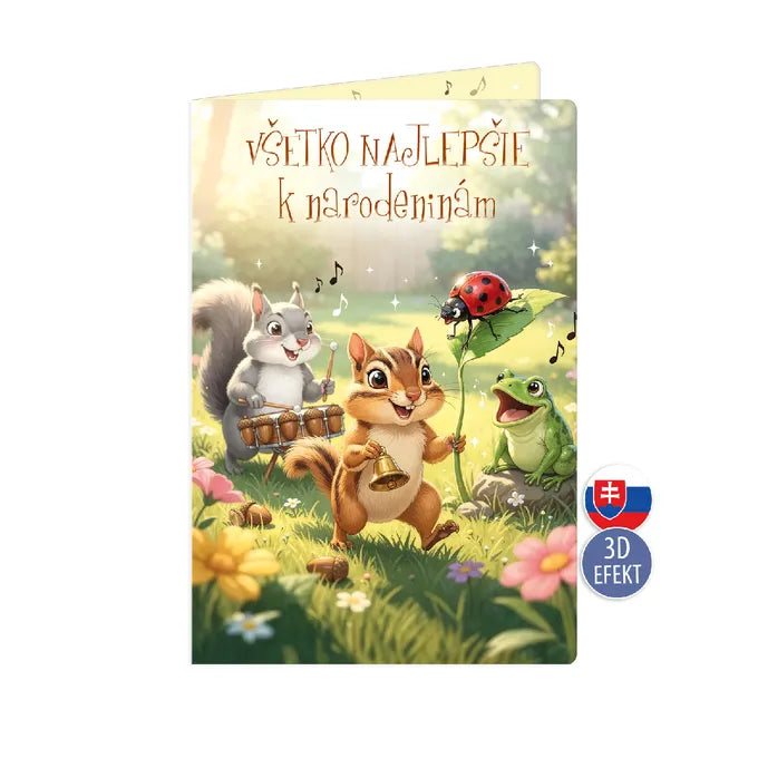 Všetko najlepšie k narodeninám 3D - Detské