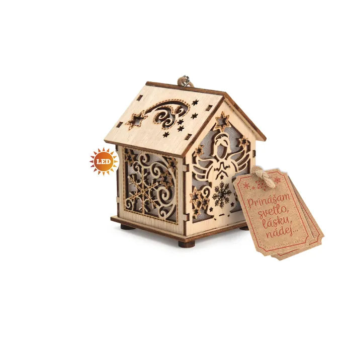 LED domček - Prinášam svetlo, lásku, nádej