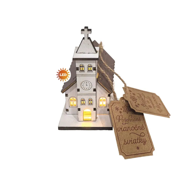LED kostol - Požehnané vianočné sviatky