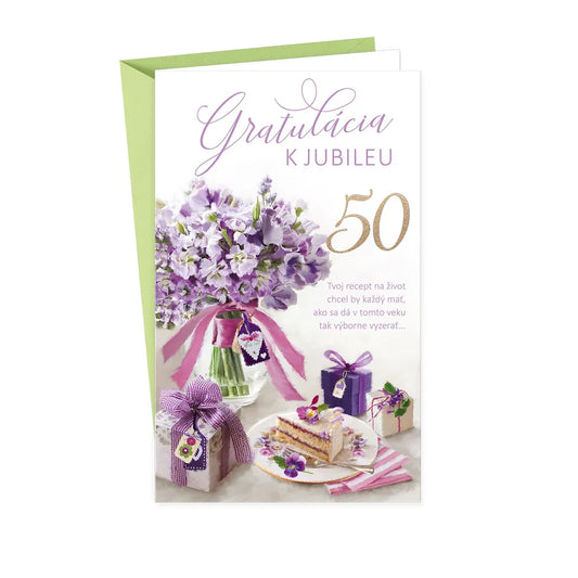 Blahoželanie k 50. jubileu