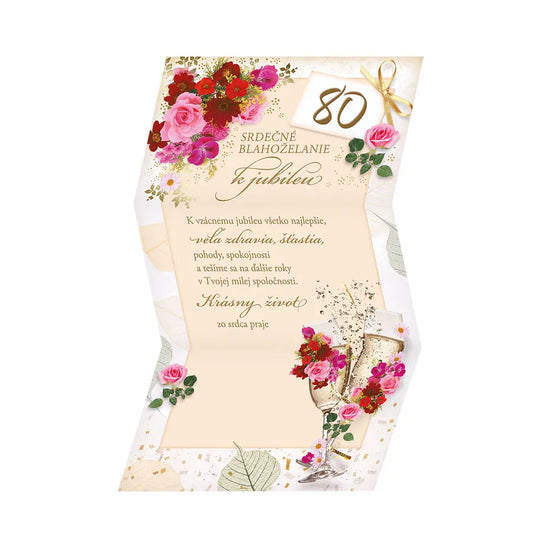 Blahoželanie k 80. jubileu