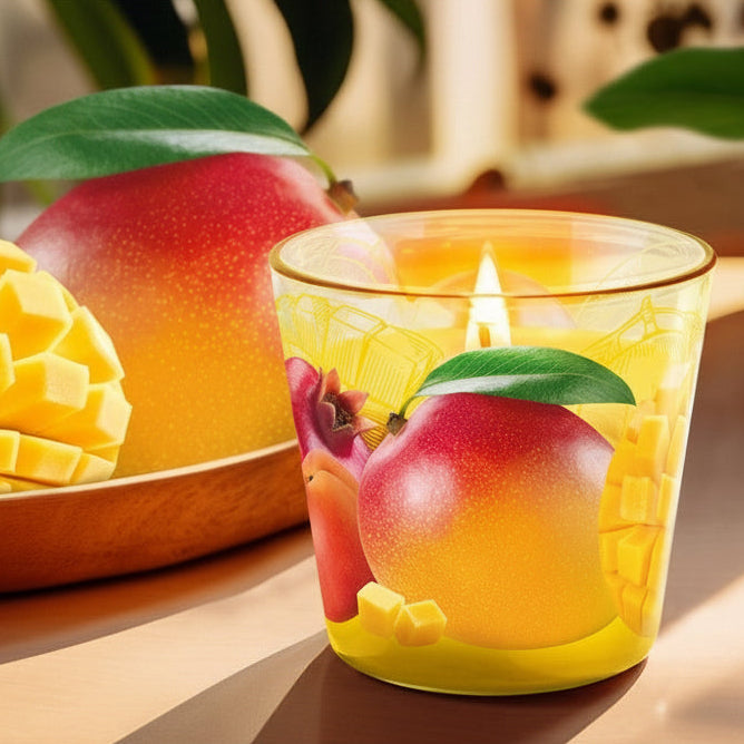 Donáška kvetov - Vonná sviečka - Mango & Fruits - slovenske-kvety.sk