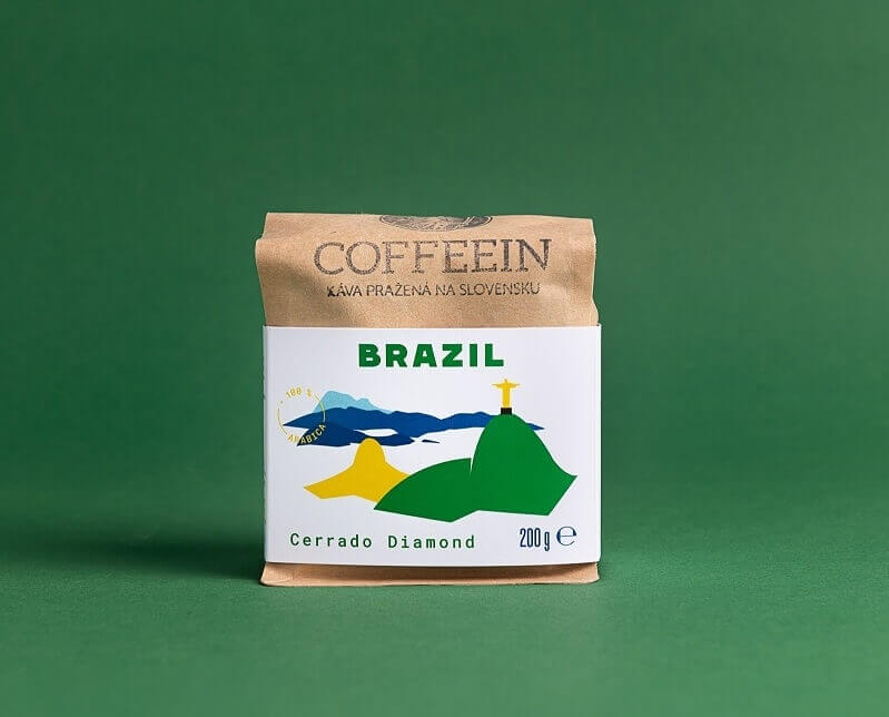Zrnková káva 200g - Brasil Cerrado Diamond