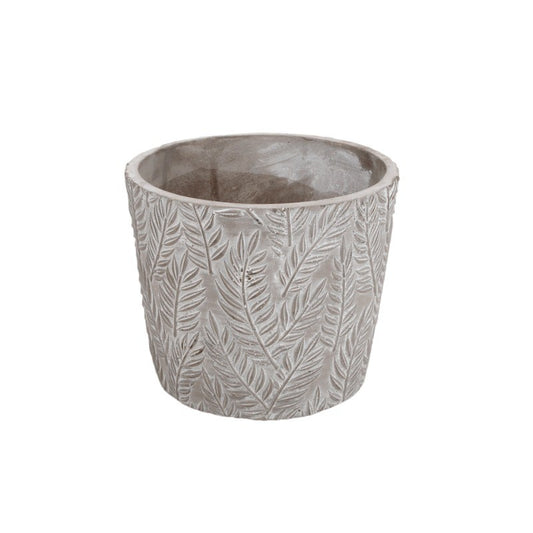 Betónový kvetináč Leaf 16cm