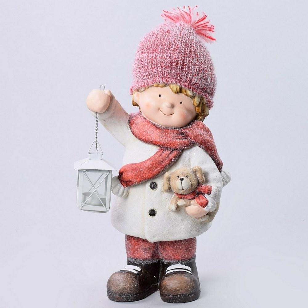 Maxi postavička - Chlapec s lampášom 42cm