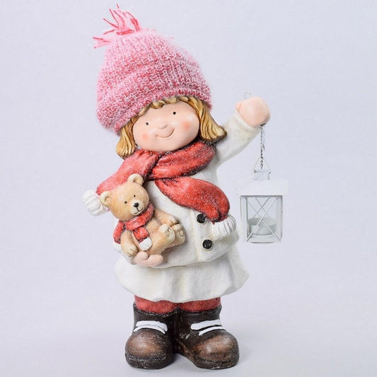 Maxi postavička - Dievča s lampášom 42cm