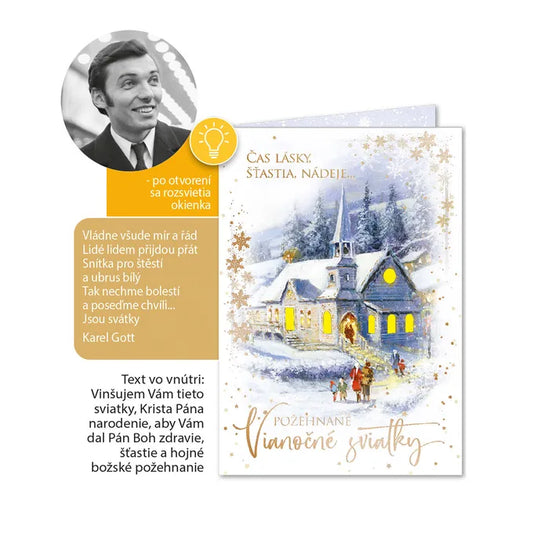 Hudobný pozdrav s melódiou - Požehnané vianočné sviatky - Karel Gott Jsou svátky