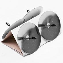 Bodce na adventné sviečky strieborné (4ks)