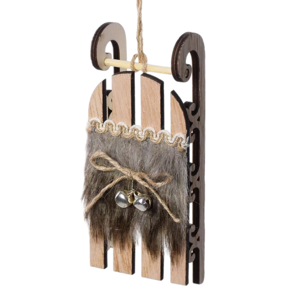 Donáška kvetov - Sane hnedé 15cm - slovenske-kvety.sk