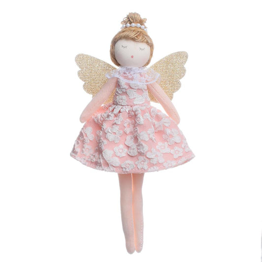 Anjel záves 17cm ružový