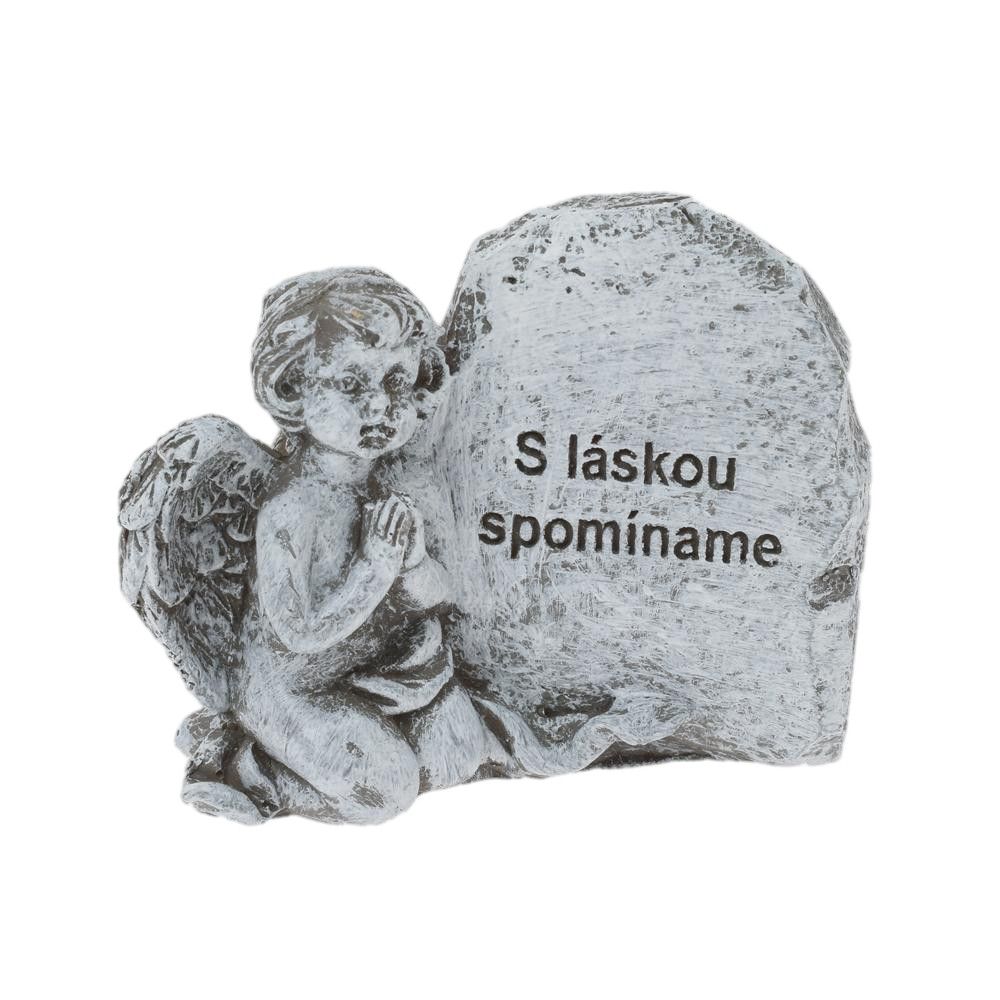 Anjel s pomníkom MINI - S láskou spomíname 7cm