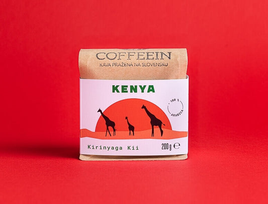 Donáška kvetov - Zrnková káva 200g - Kenya Kirinyaga Kii - slovenske-kvety.sk