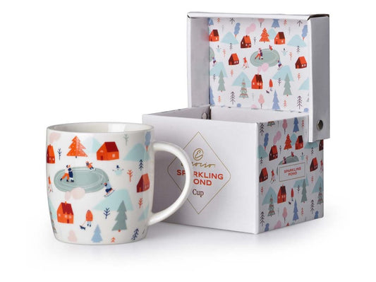 Vianočný hrnček v darčekovej krabičke - SPARKLING POND