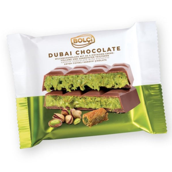 Bolci Dubai Chocolate 100g - Dubajská pistáciová čokoláda