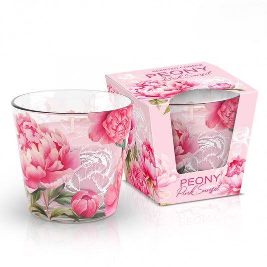 Vonná sviečka - Pink Sunset - PEONY