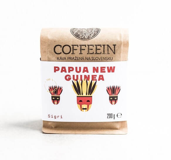 Zrnková káva 200g - Papua New Guinea Sigri