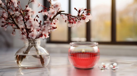 Vonná sviečka s ružami - Flower heaven