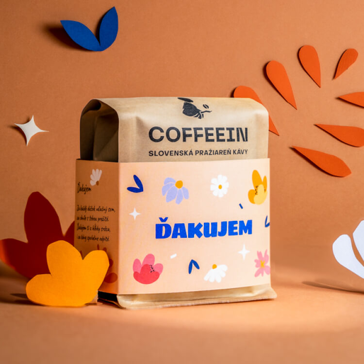 Zrnková káva 200g - Ďakujem