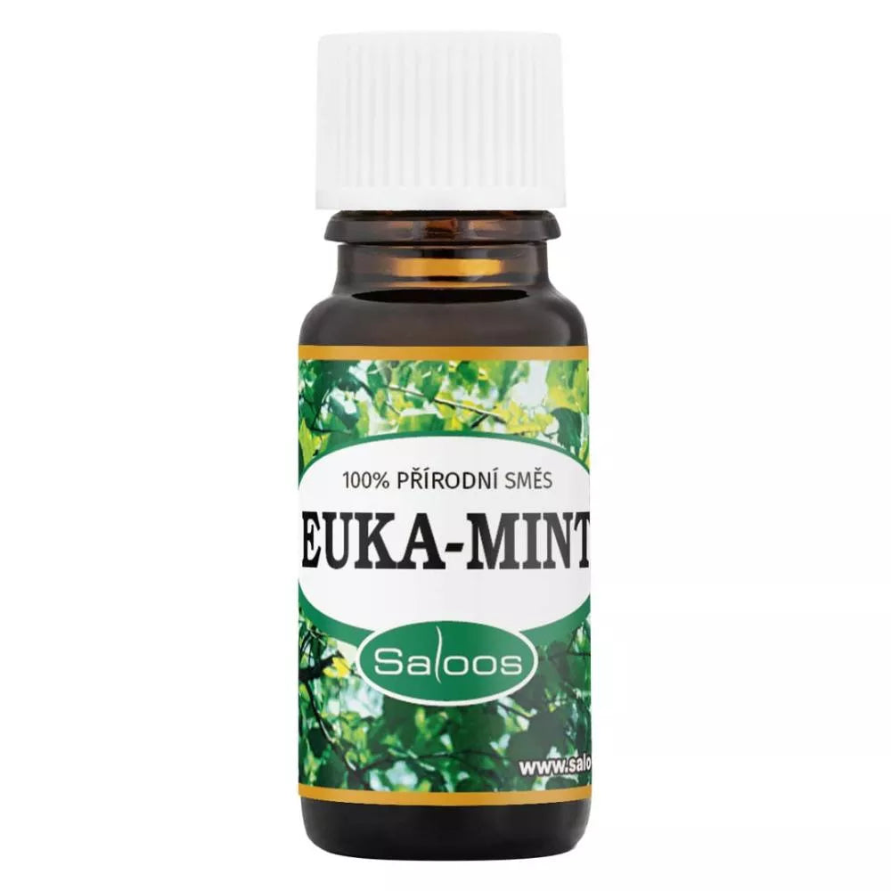 Donáška kvetov - Zmes 100% éterických olejov EUKA-MINT, 10 ml - slovenske-kvety.sk