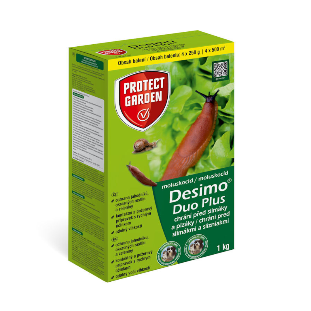 Desimo Duo 4 x 250 g – Granulovaná návnada proti slimákom