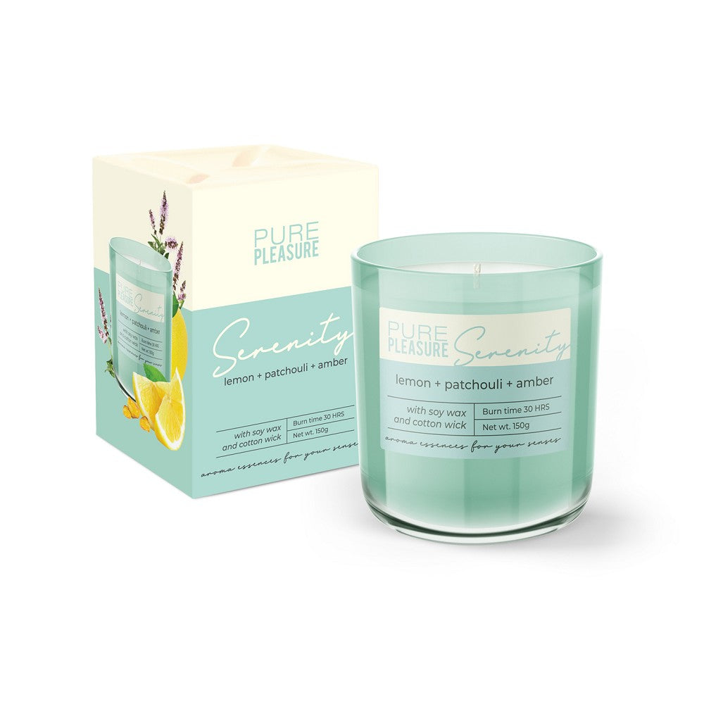 Sójová sviečka PURE PLEASURE 150g - SERENITY - pokoj