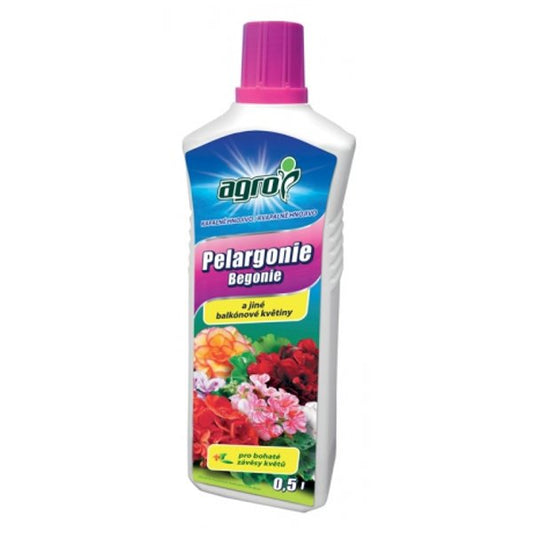 Donáška kvetov - Agro - Muškáty a balkónové kvety 500ml - slovenske-kvety.sk