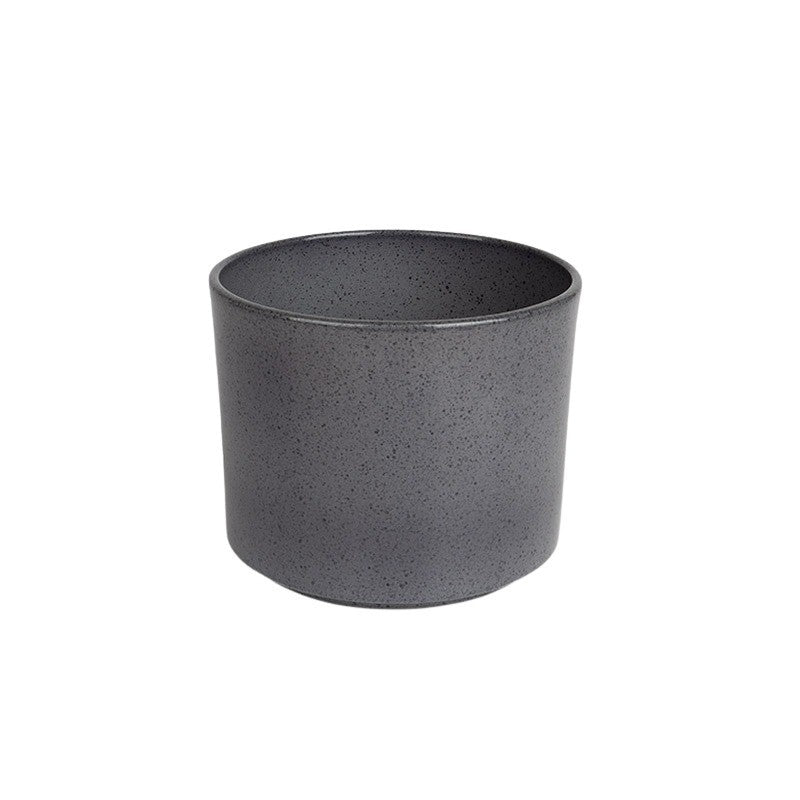 Keramický kvetináč Cylindro 16cm - tmavo zelený