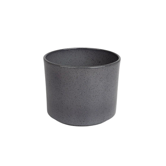 Keramický kvetináč Cylindro 16cm - tmavo zelený