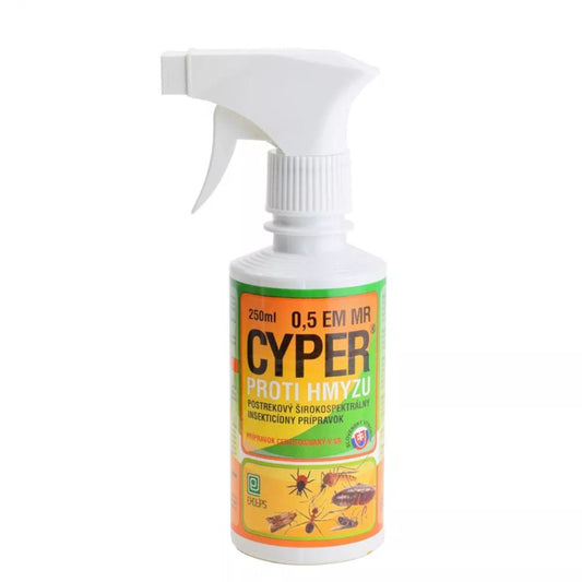 Donáška kvetov - Cyper s rozprašovačom proti hmyzu 250ml - slovenske-kvety.sk