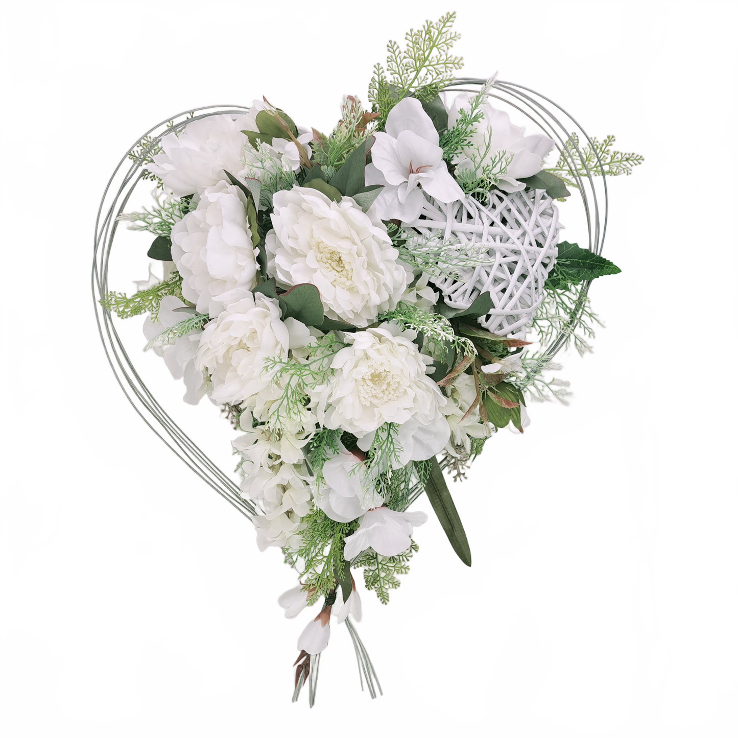 Srdce 50cm - Ikebana v tvare srdca