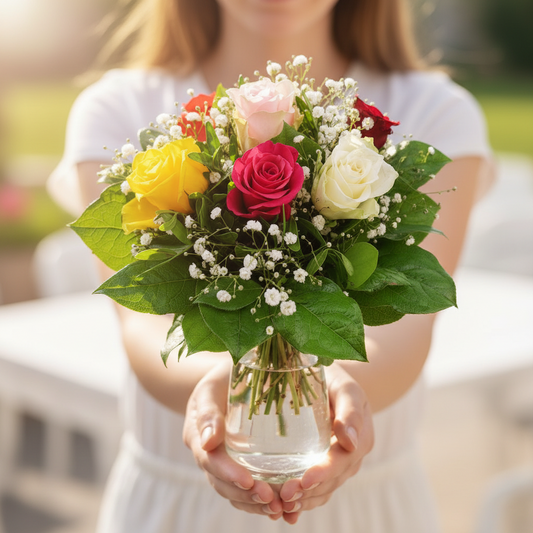 Kytica pre radosť - Farebné ruže