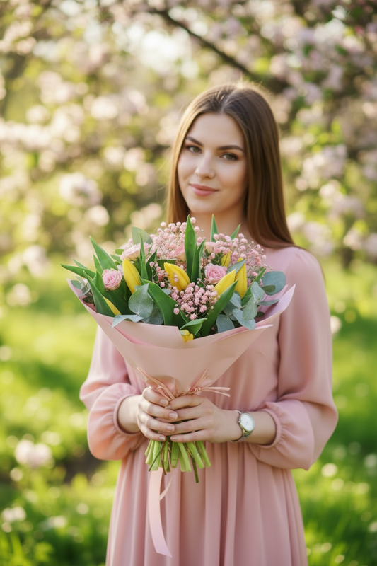 Novinka Trsové ruže a tulipány
