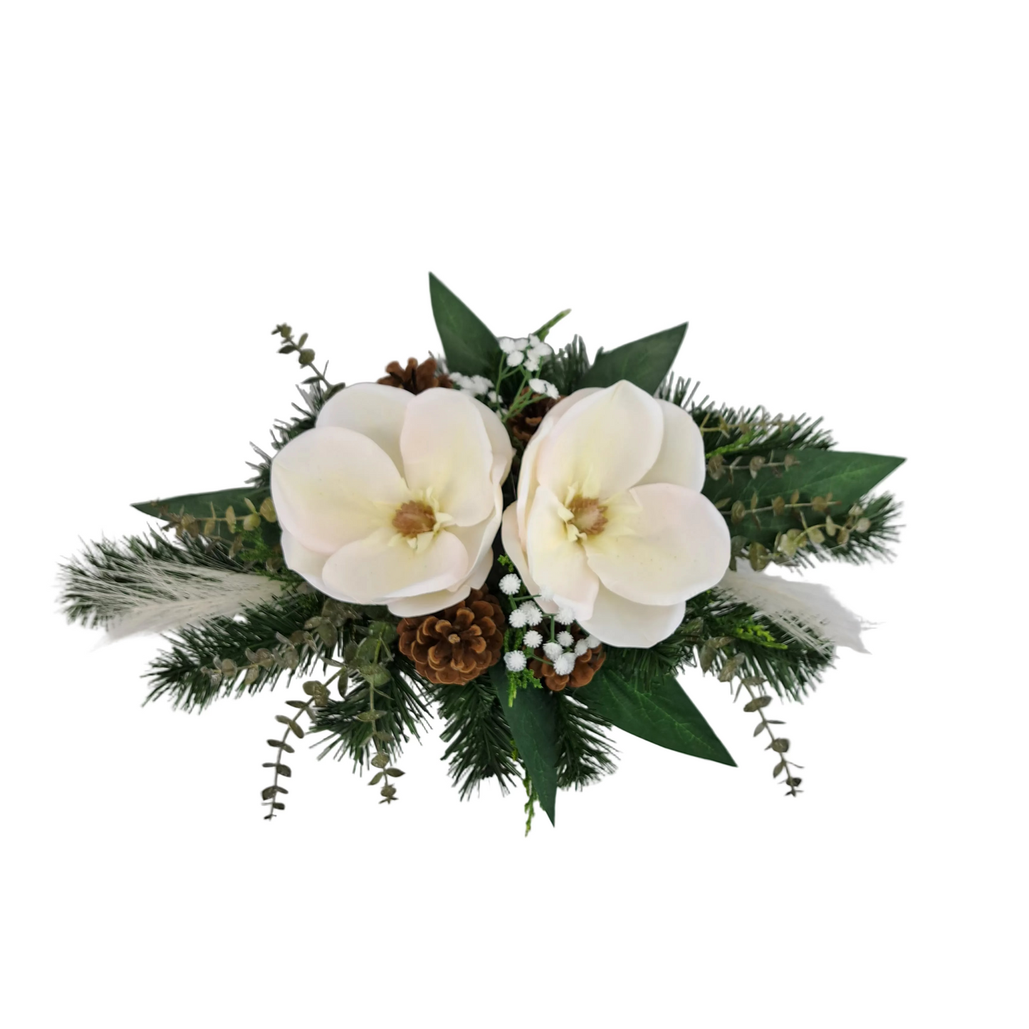 Smútočná kytica Magnolia – Biela