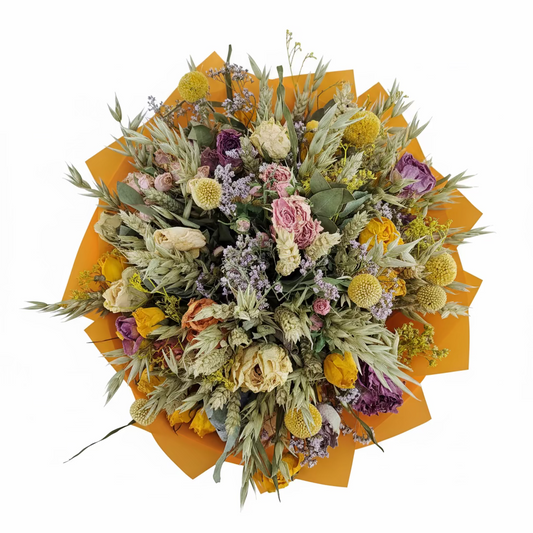 Donáška kvetov - Sušená kytica „Orange“ - slovenske-kvety.sk