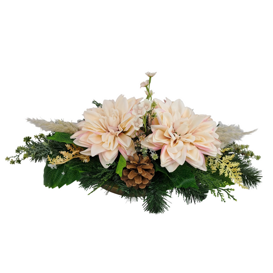 Smútočná kytica Dahlia – Soft Peach