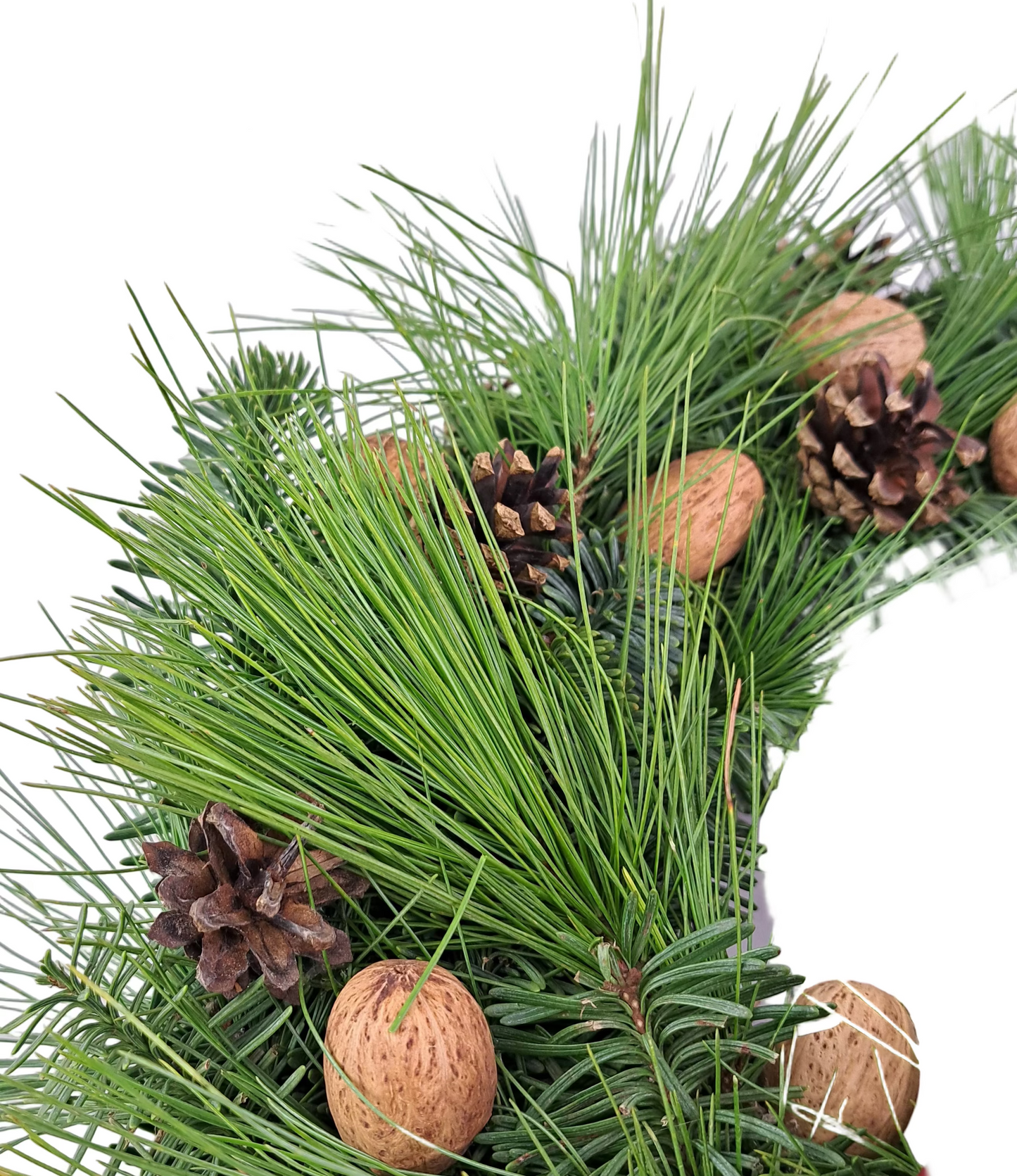 Vianočný veniec červený 30cm - Nobillis