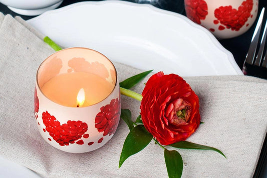 Vonná sviečka so srdcom - Love