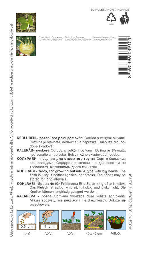Donáška kvetov - SEMO - Kaleráb - GIGANT - slovenske-kvety.sk