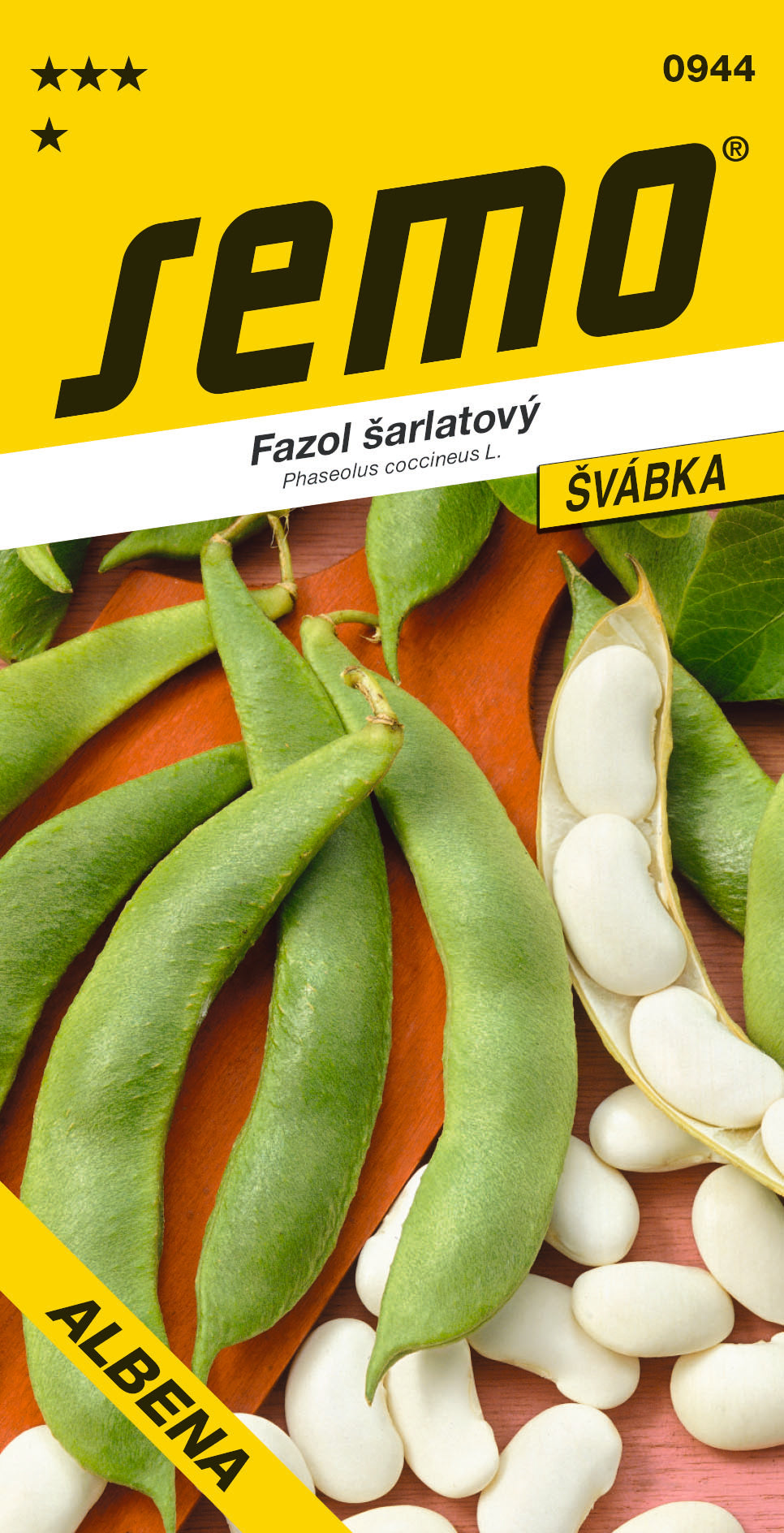 Donáška kvetov - SEMO - Fazuľa kolíková - ALBENA - slovenske-kvety.sk