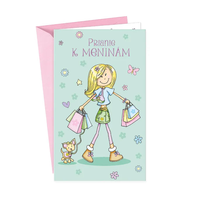 Detské blahoželanie Prianie k meninám