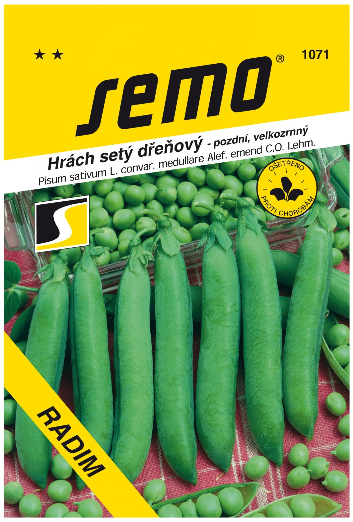 Donáška kvetov - SEMO - Hrach siaty - RADIM - slovenske-kvety.sk