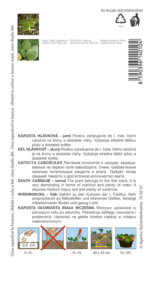 Donáška kvetov - SEMO - Kel hlávkový - PŘEDZVĚSŤ - slovenske-kvety.sk