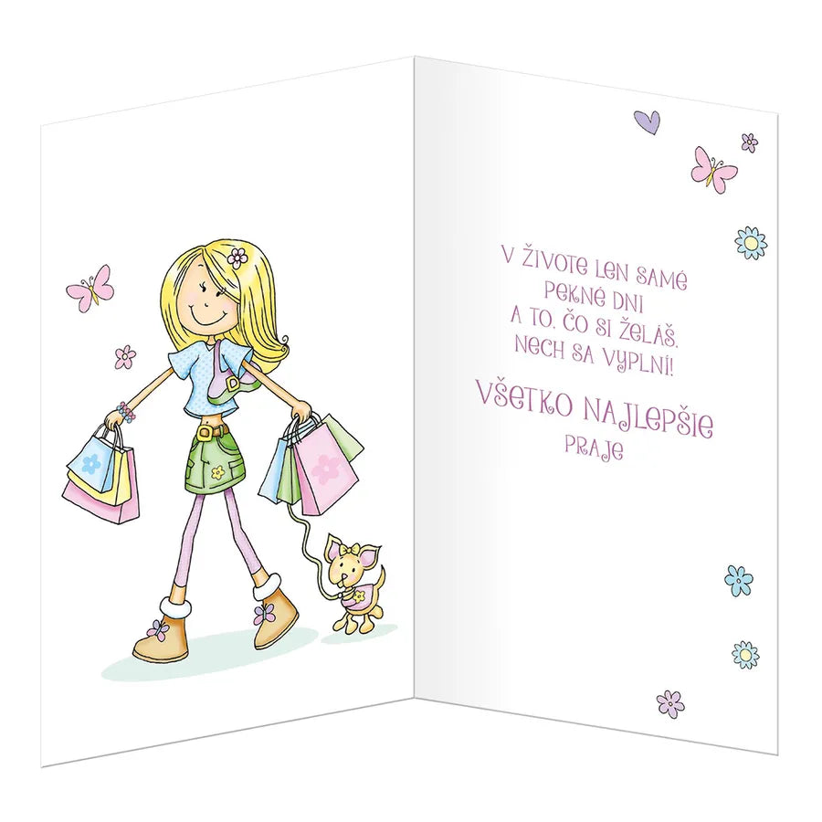Detské blahoželanie Prianie k meninám
