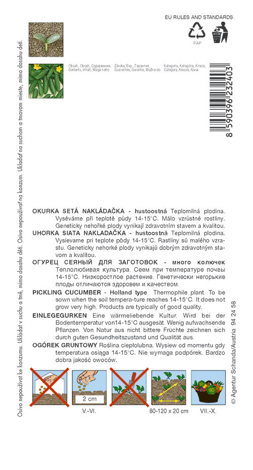 SEMO - Uhorka nakladačka - ORNELLO F1