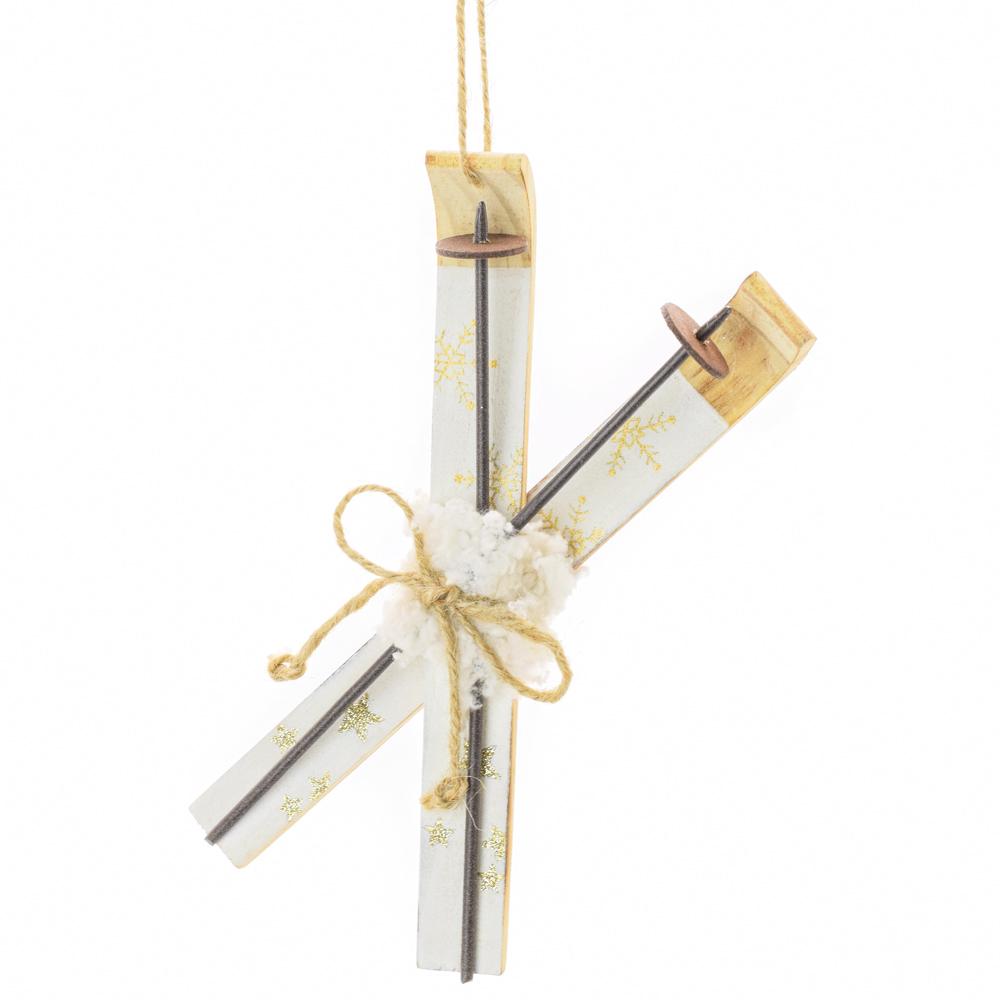 Donáška kvetov - Lyže zlaté 18cm - slovenske-kvety.sk