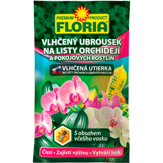 Vlhčené obrúsky na orchidey