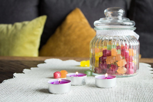 Donáška kvetov - Čajové sviečky trikolóra 18ks - Mrazené bobuľové ovocie - slovenske-kvety.sk