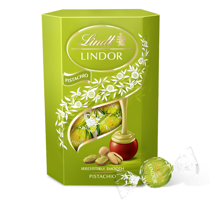Donáška kvetov - Pralinky Lindt Pistácia 200g - slovenske-kvety.sk
