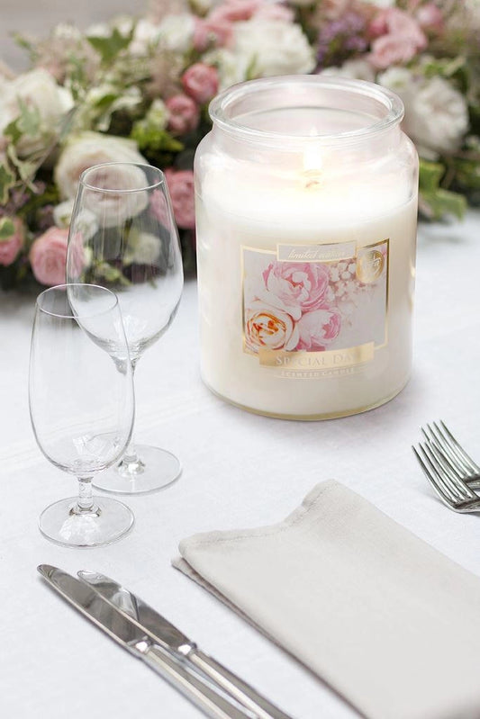 Veľká sviečka v skle - Špeciálny deň
